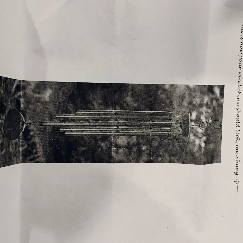 Copper Wind Chime Hanging Decor - Picture 10 of 10